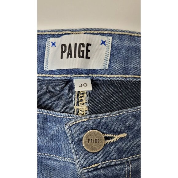 Paige Hoxton Ankle Womens Blue Skinny Jeans Size 30 - Picture 8 of 9